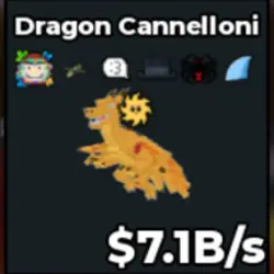 Dragon Cannelloni (f02274) (Секретный персонаж) — Roblox, лот №227392