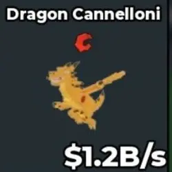 DRAGON CANNELLONI 1.2 B S (Секретный персонаж) — Roblox, лот №227404