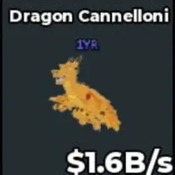 Dragon Cannelloni 1.6B s with 1YR Rare Trait (Секретный пер… — Roblox, лот №227417