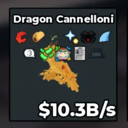 Dragon Cannelloni 10.3B s (Секретный персонаж) — Roblox, лот №227421