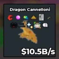 Dragon Cannelloni 10.5B s zidan (Секретный персонаж) — Roblox, лот №227422