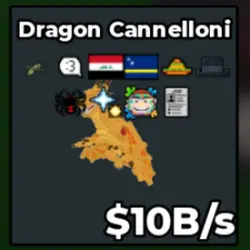 Dragon Cannelloni 10B s (Секретный персонаж) — Roblox, лот №227423