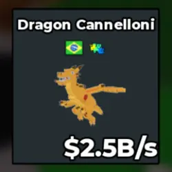 Dragon Cannelloni 2.5B s (Секретный персонаж) — Roblox, лот №227448
