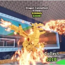 DRAGON CANNELLONI 250M S (Секретный персонаж) — Roblox, лот №227472