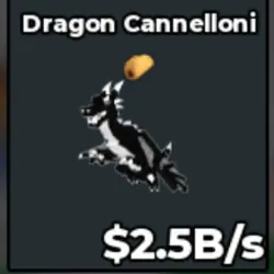 Dragon Cannelloni 2B5 s (Секретный персонаж) — Roblox, лот №227492