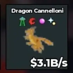 Dragon Cannelloni 3.1B s 4 Trait reystr (Секретный персонаж) — Roblox, лот №227498
