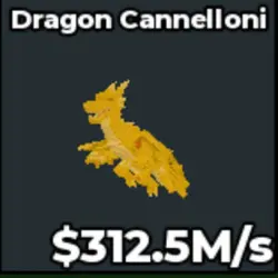 Dragon Cannelloni 312.5M s (Секретный персонаж) — Roblox, лот №227511