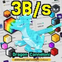 Dragon Cannelloni 3B s Diamond (Секретный персонаж) — Roblox, лот №227518