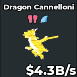 Dragon Cannelloni 4.3 Divine (Секретный персонаж) — Roblox, лот №227521