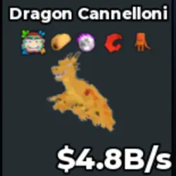 Dragon Cannelloni 4.8B s Has Zombie Tung Tung and Taco,Crab… — Roblox, лот №227526