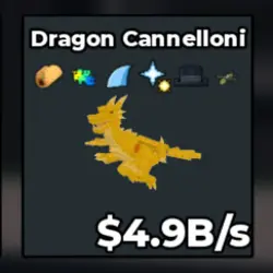 Dragon Cannelloni 4.9B s (Секретный персонаж) — Roblox, лот №227527