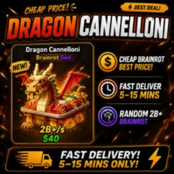 Dragon Cannelloni 5 - 15 mins random 2b (Секретный персонаж) — Roblox, лот №227530