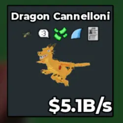 Dragon Cannelloni 5.1B s (Секретный персонаж) — Roblox, лот №227531