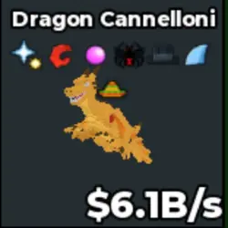 Dragon Cannelloni 6.1B s no taco (Секретный персонаж) — Roblox, лот №227543