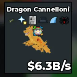 Dragon Cannelloni 6.3B s (Секретный персонаж) — Roblox, лот №227544