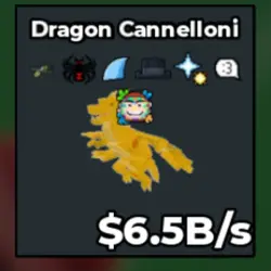 Dragon Cannelloni 6.5B s (Секретный персонаж) — Roblox, лот №227545