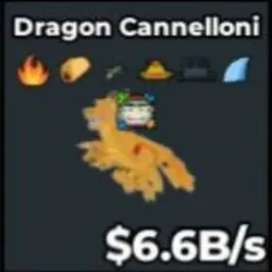 Dragon Cannelloni 6.6B s Rare Fire On Dragon Ahyar (Секретн… — Roblox, лот №227436