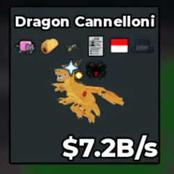 Dragon Cannelloni 7.2B s (Секретный персонаж) — Roblox, лот №227440