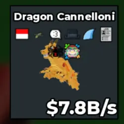 Dragon Cannelloni 7.8B s (Секретный персонаж) — Roblox, лот №227446