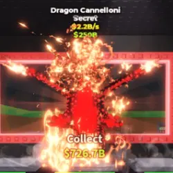 Dragon Cannelloni Cursed 2.2B s (Секретный персонаж) — Roblox, лот №227558