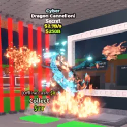 Dragon Cannelloni Cyber 2,7B s (Секретный персонаж) — Roblox, лот №227562