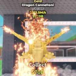 Dragon Cannelloni Gold $312.5M s Secret Exclusive (Секретны… — Roblox, лот №227584