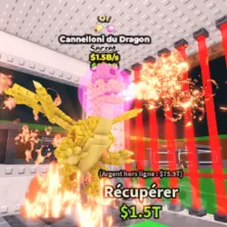 Dragon Cannelloni Gold 1.5B s (Секретный персонаж) — Roblox, лот №227585