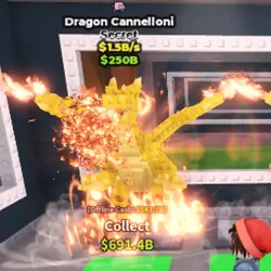 Dragon Cannelloni Gold 1.5B s Nyan (Секретный персонаж) — Roblox, лот №227586