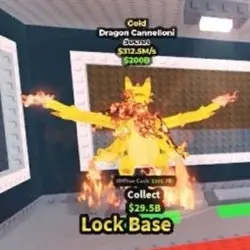 Dragon Cannelloni gold 312,5m per sec (Секретный персонаж) — Roblox, лот №227590