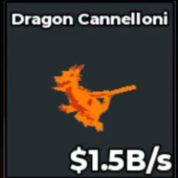 Dragon Cannelloni Lava 1.5B S (Секретный персонаж) — Roblox, лот №227599