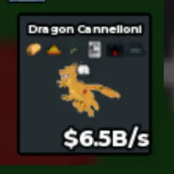 Dragon Cannelloni with 7 Trait 6.5B S Ready Stock Instan (С… — Roblox, лот №227628