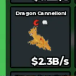 dragon cannelloni with Gitato and Crab Trait 2.3B s Ready S… — Roblox, лот №227630
