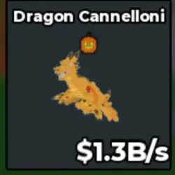Dragon Cannelloni with Jack'O Latern Pumpkin Trait (Секретн… — Roblox, лот №227632