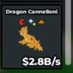 Dragon Cannelloni with Sombero HAT, Star Fall, Crab trait 2… — Roblox, лот №227635