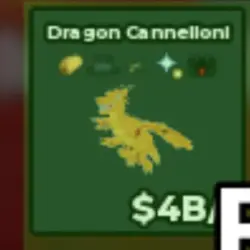 dragon cannelloni with spider, star fall, matteo hat, bomb,… — Roblox, лот №227636