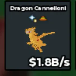 dragon cannelloni with Star Fall and Sombero HAT trait 1.8B… — Roblox, лот №227637