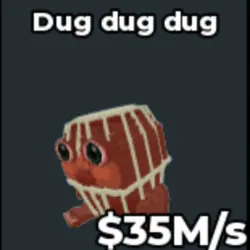 Dug dug dug - 332 (Секретный персонаж) — Roblox, лот №227694