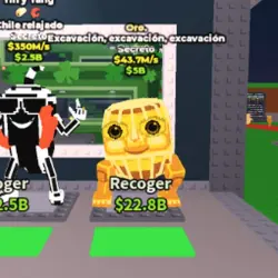 Dug dug dug Gold 43.7M s (Секретный персонаж) — Roblox, лот №227705
