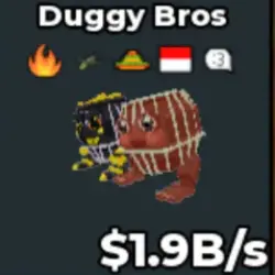 Duggy Bros (Секретный персонаж) — Roblox, лот №227712