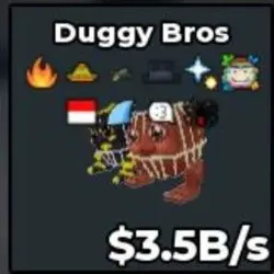 Duggy Bros $3.5B S (Секретный персонаж) — Roblox, лот №227713