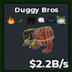 Duggy Bros 2.2B S Clean Wann (Секретный персонаж) — Roblox, лот №227717