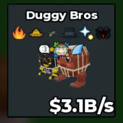 Duggy Bros 3.1B s (Секретный персонаж) — Roblox, лот №227724