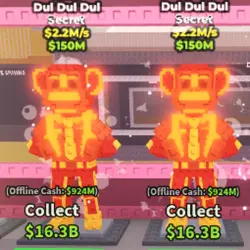Dul Dul Dul - Lava (Секретный персонаж) — Roblox, лот №227743