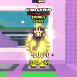 Eclipse Girafa Celestre 320 K s (1 TRAIT) (Brainrot God пер… — Roblox, лот №227818
