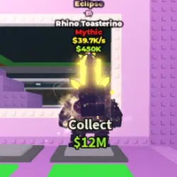 Eclipse Rhino Toasterino 39.7 K s (1 TRAIT) (Мифический пер… — Roblox, лот №227835