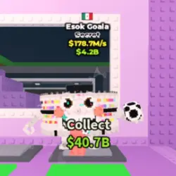 Esok Goala 178.7 M s (MEXICO TRAIT) (Секретный персонаж) — Roblox, лот №227918