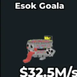 Esok Goala 32.5M s Secret V284 (Секретный персонаж) — Roblox, лот №227927