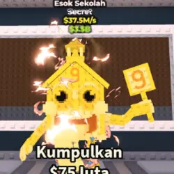 Esok Sekolah $37.5M s Gold (Секретный персонаж) — Roblox, лот №227955