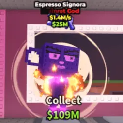 Espresso Signora Galaxy anniversary trait Very RARE (Brainr… — Roblox, лот №228056