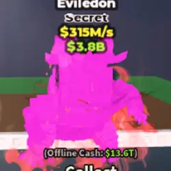 Eviledon - Rainbow - $315M s (Секретный персонаж) — Roblox, лот №228071